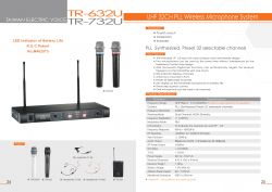 TR-632U /TR-732U